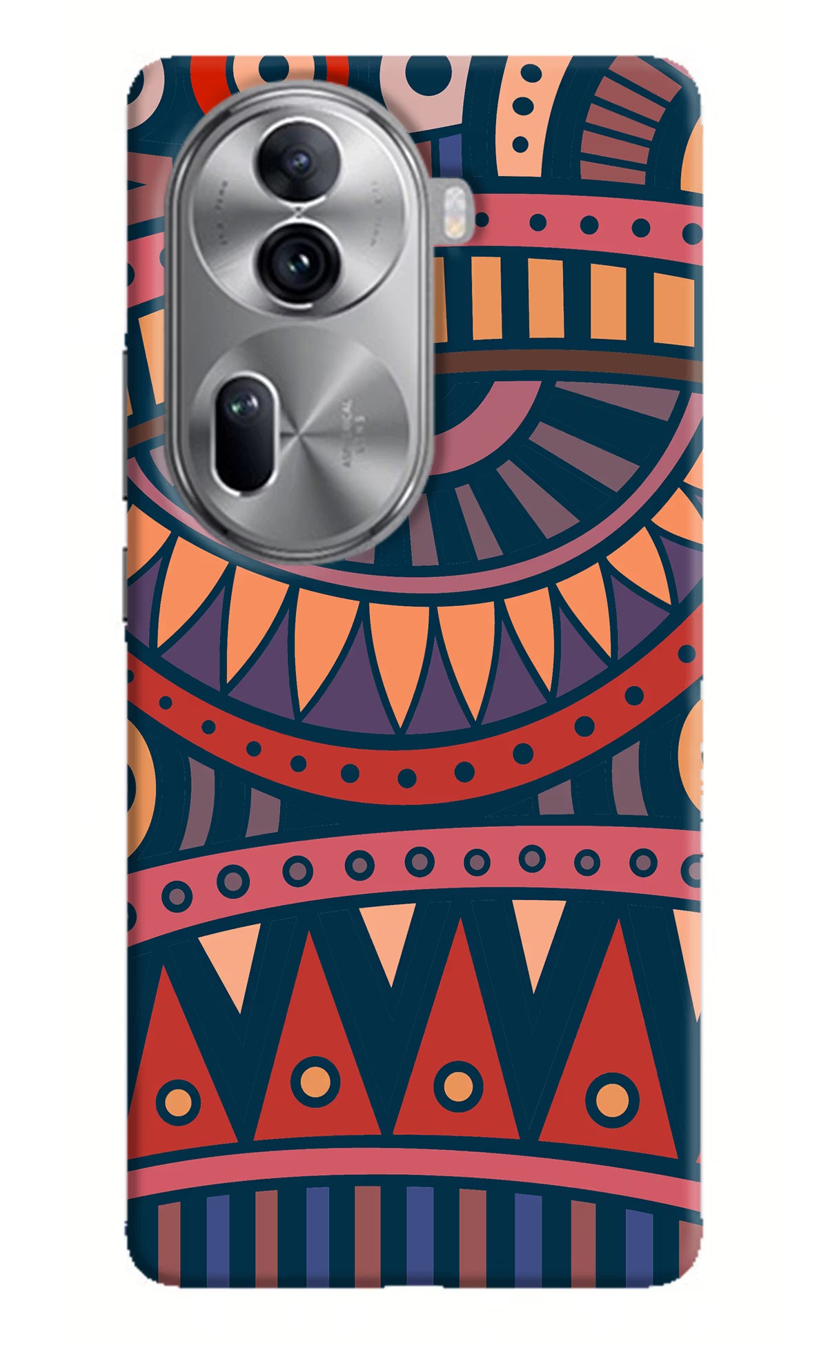 African Culture Design Oppo Reno11 Pro 5G Hard Case Back Cover by Casekaro