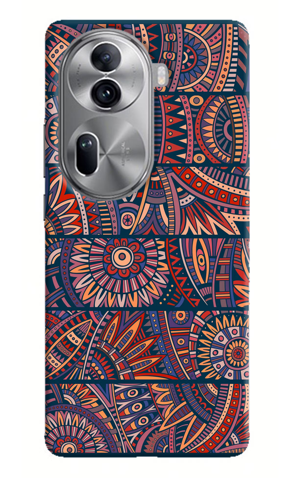 African Culture Design Oppo Reno11 Pro 5G Hard Case Back Cover by Casekaro
