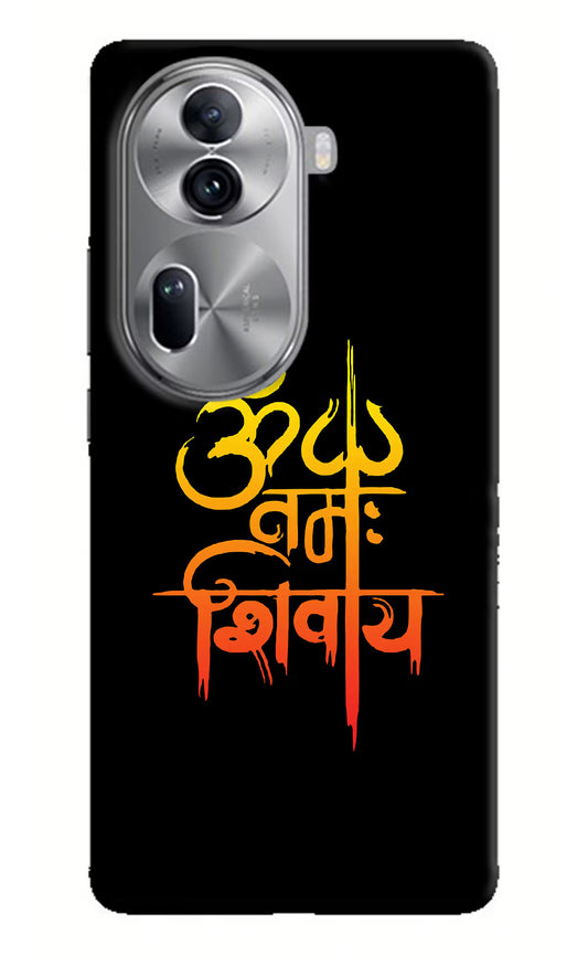 Om Namah Shivay Oppo Reno11 Pro 5G Hard Case Back Cover by Casekaro