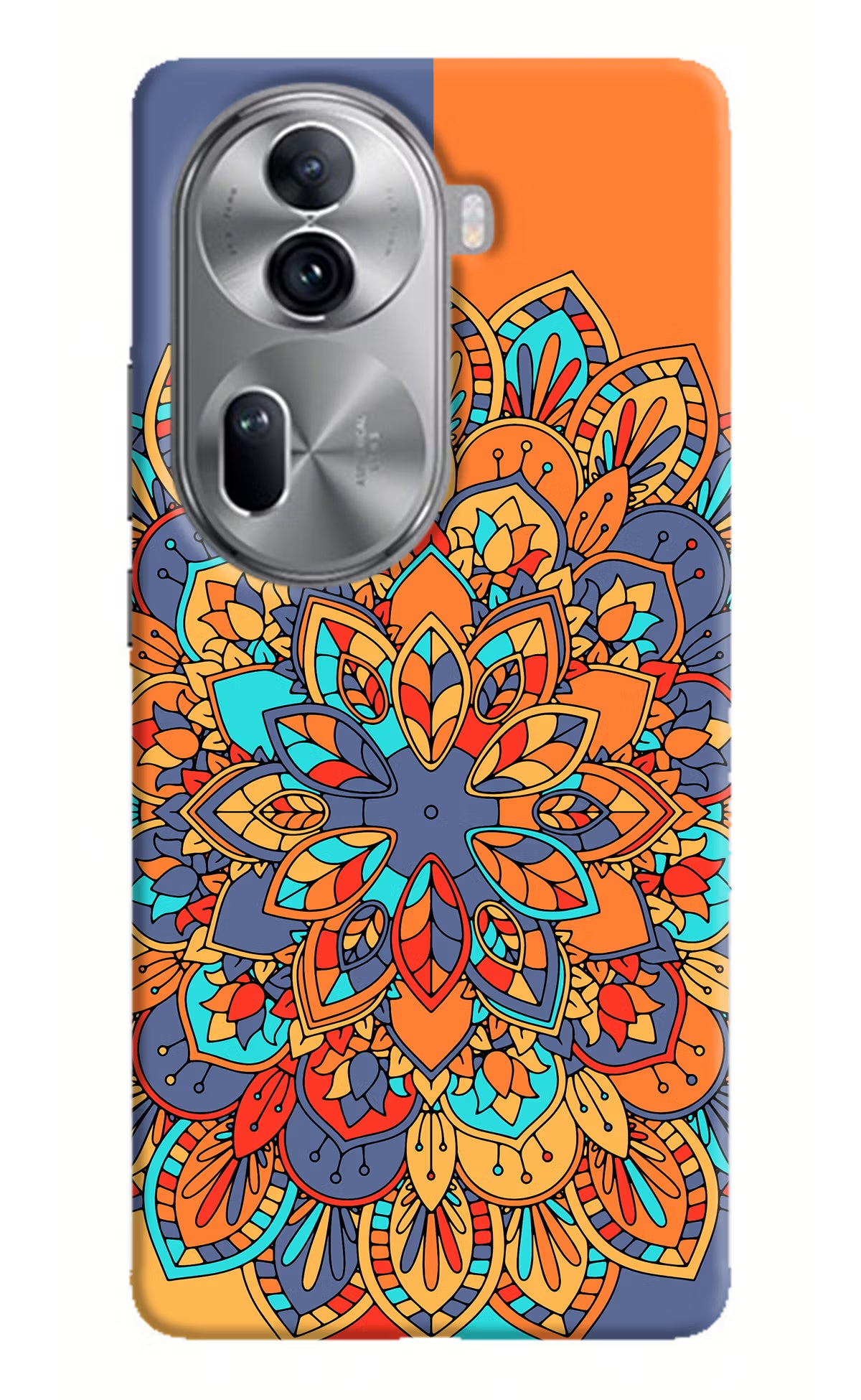 Color Mandala Oppo Reno11 Pro 5G Hard Case Back Cover by Casekaro