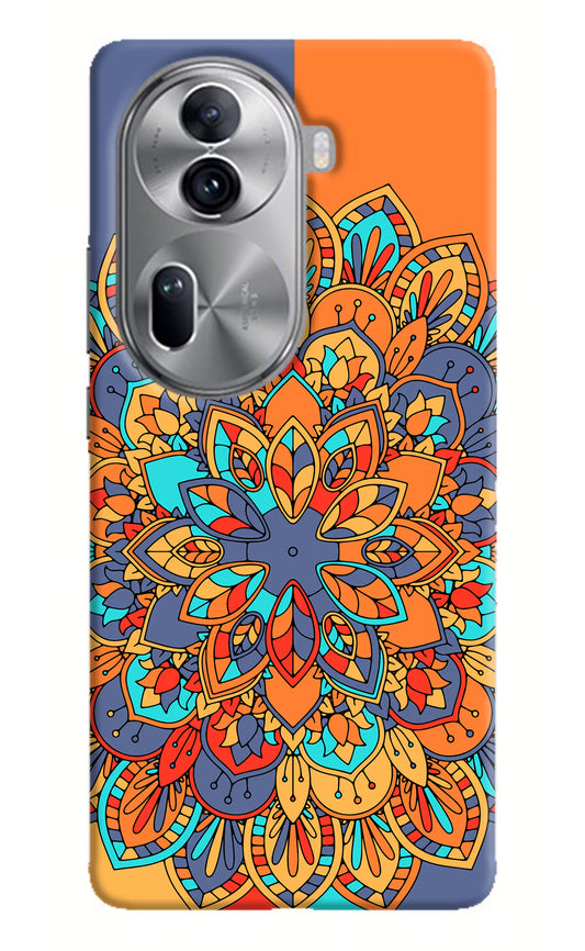 Color Mandala Oppo Reno11 Pro 5G Hard Case Back Cover by Casekaro