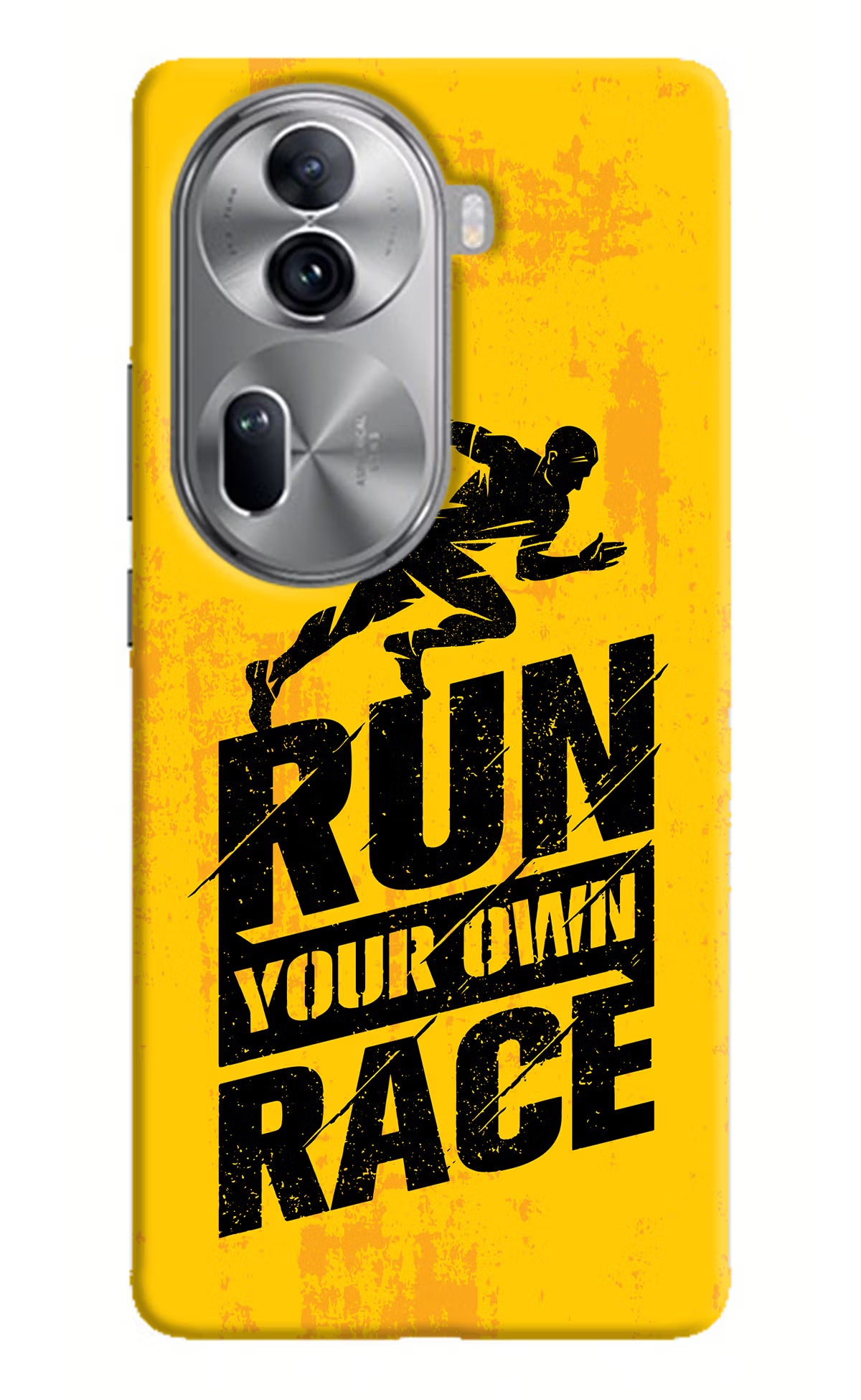 Run Your Own Race Oppo Reno11 Pro 5G Hard Case Back Cover by Casekaro