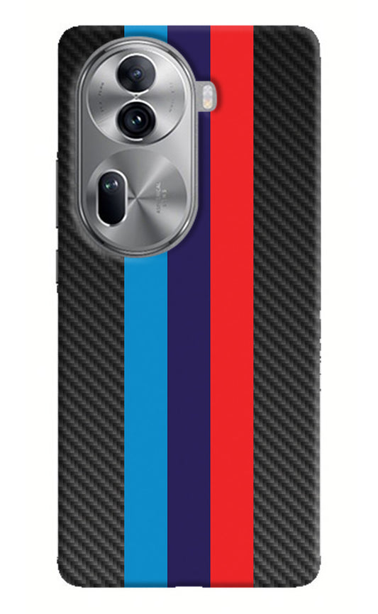 BMW Stripes Pattern Oppo Reno11 Pro 5G Back Cover