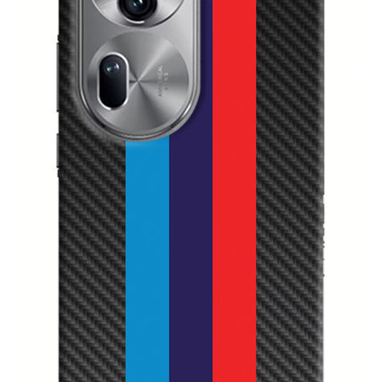 BMW Stripes Pattern Oppo Reno11 Pro 5G Hard Case Back Cover by Casekaro