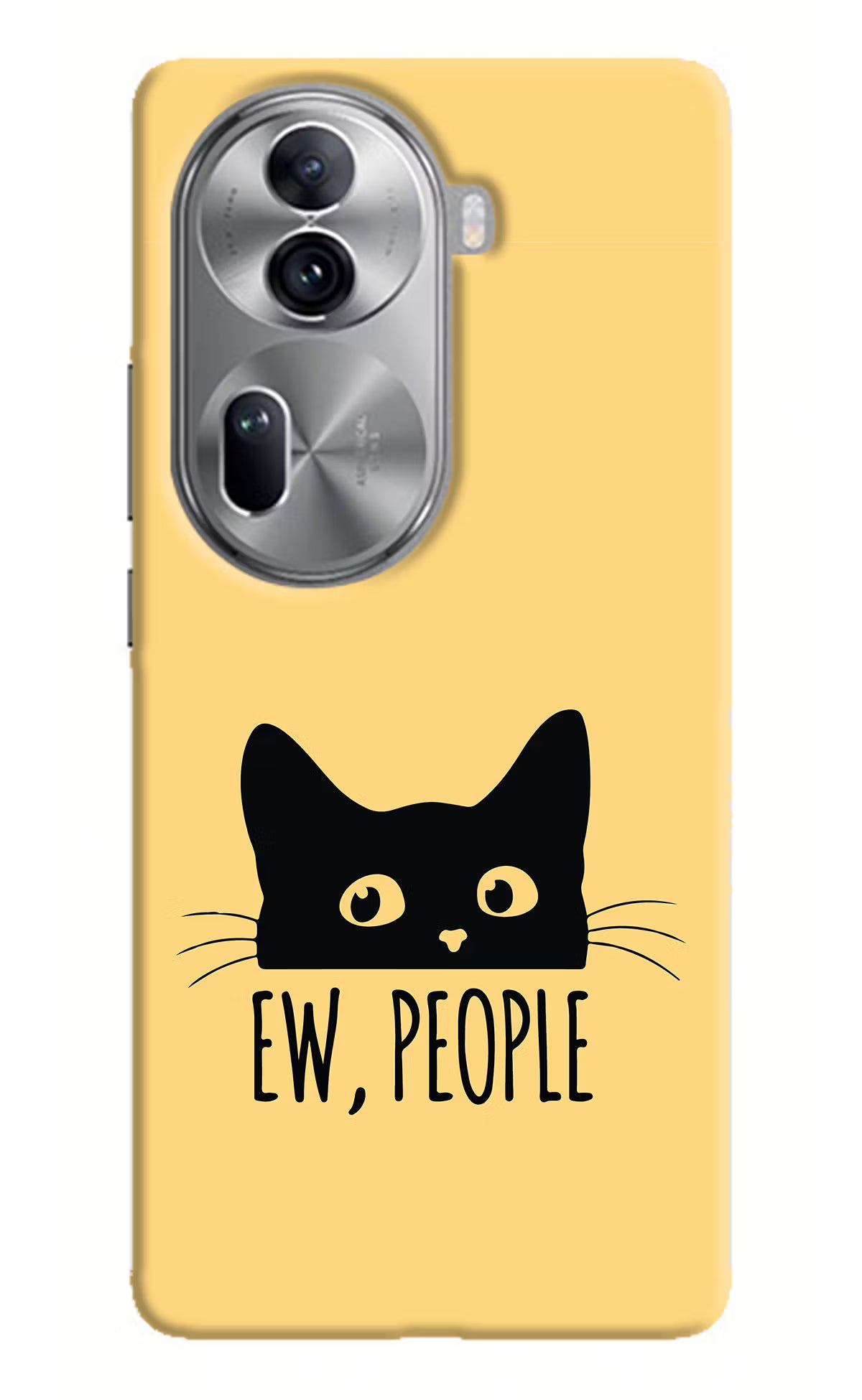 Ew People Catitude Oppo Reno11 Pro 5G Hard Case Back Cover by Casekaro