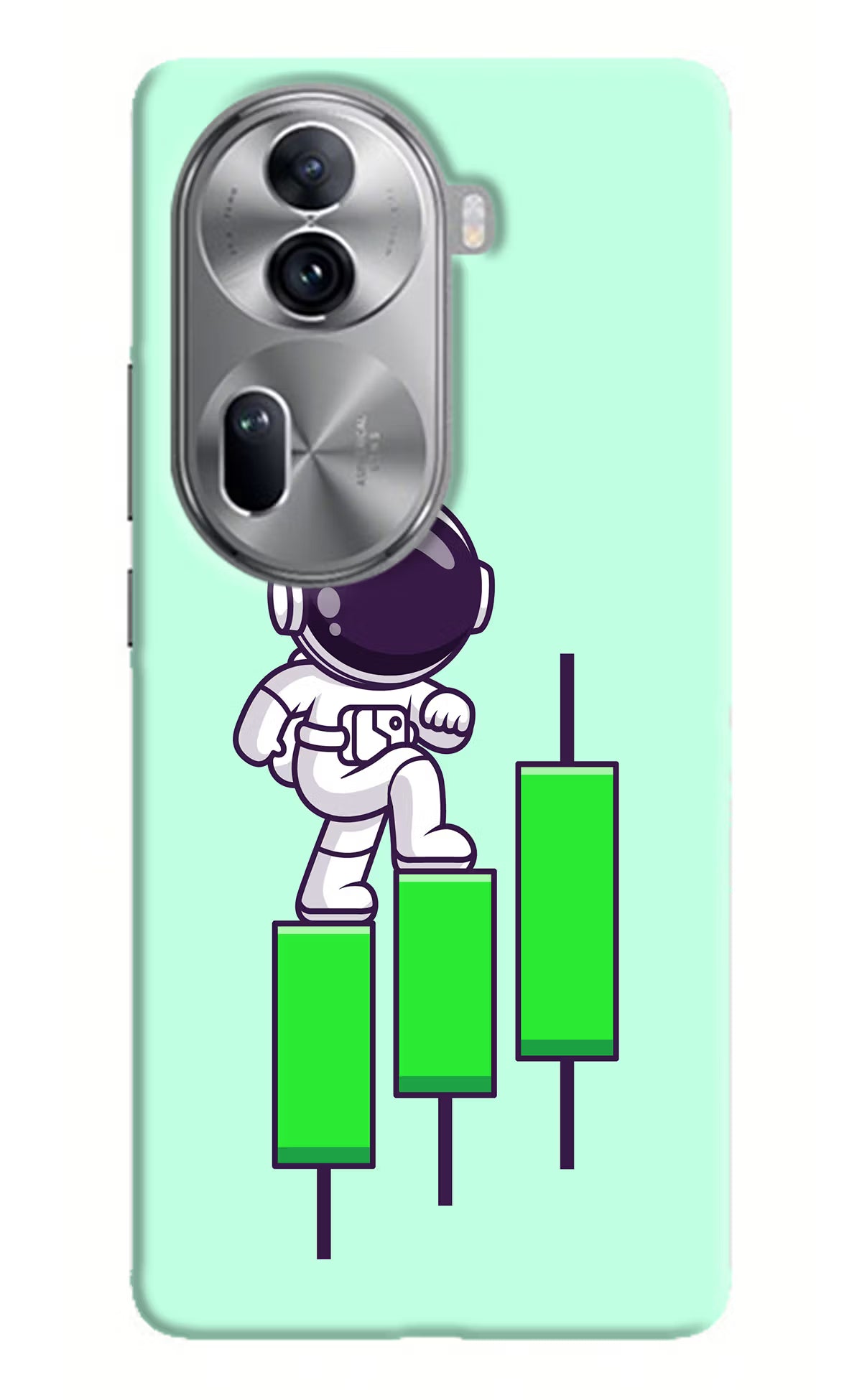 Astronaut Trader Oppo Reno11 Pro 5G Hard Case Back Cover by Casekaro