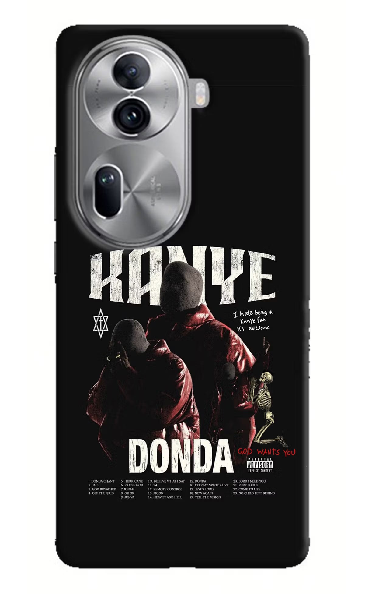 Donda Kanye West Oppo Reno11 Pro 5G Hard Case Back Cover by Casekaro