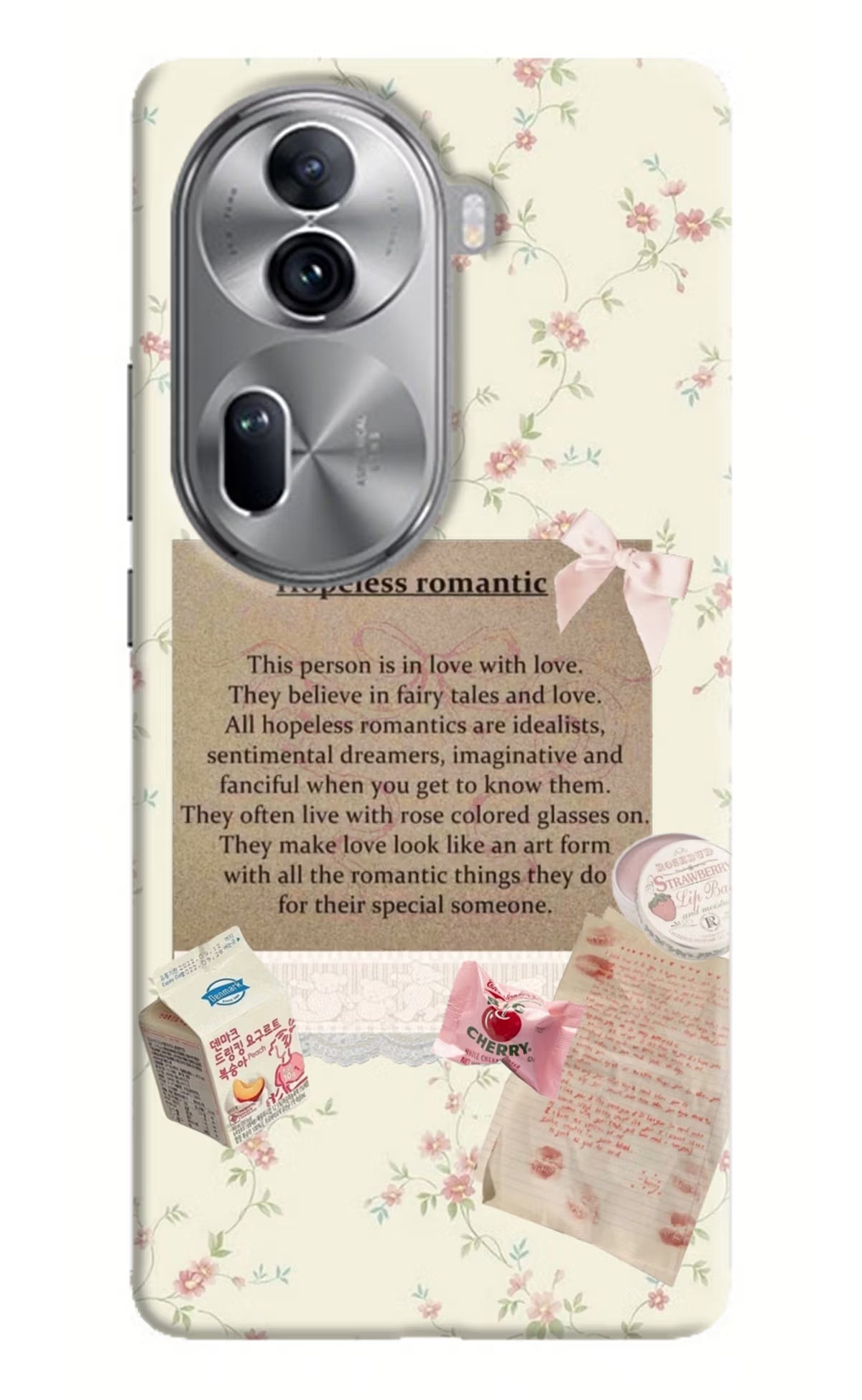 Hopeless Romantic Oppo Reno11 Pro 5G Hard Case Back Cover by Casekaro