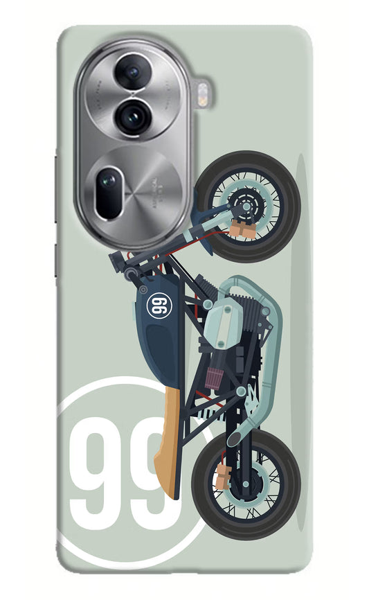 Classic Cafe Racer 99 Oppo Reno11 Pro 5G Hard Case Back Cover by Casekaro