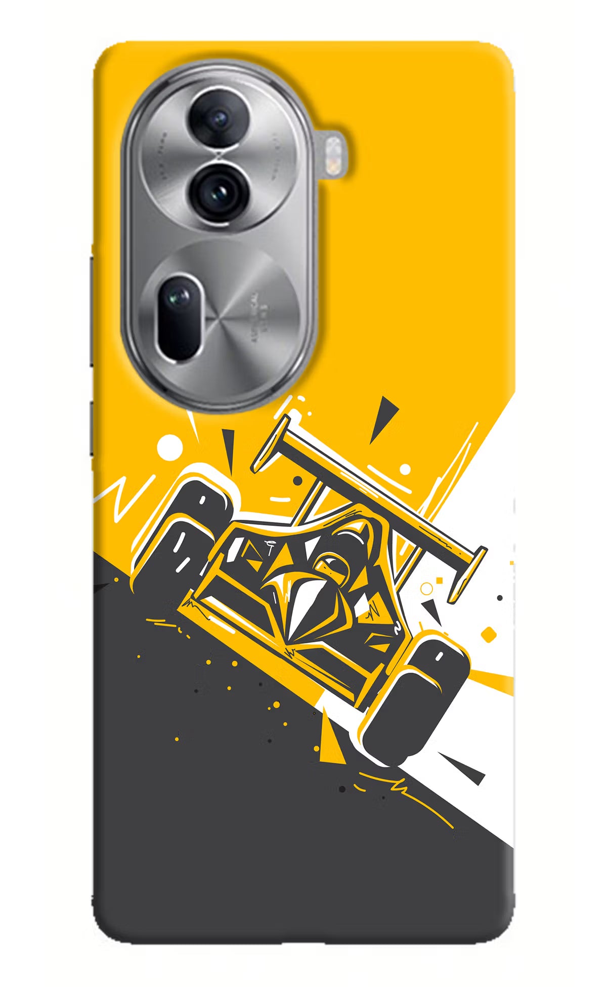 Track King Oppo Reno11 Pro 5G Hard Case Back Cover by Casekaro