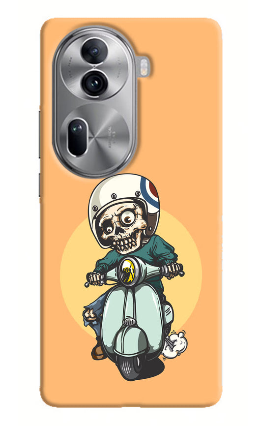 Undead Biker Oppo Reno11 Pro 5G Hard Case Back Cover by Casekaro