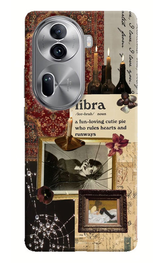 Libra Zodiac Oppo Reno11 Pro 5G Hard Case Back Cover by Casekaro