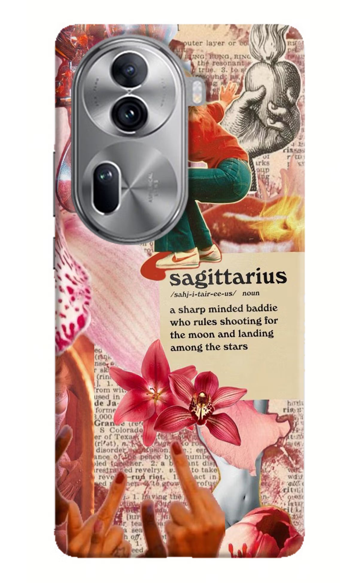 Sagittarius Zodiac Oppo Reno11 Pro 5G Hard Case Back Cover by Casekaro