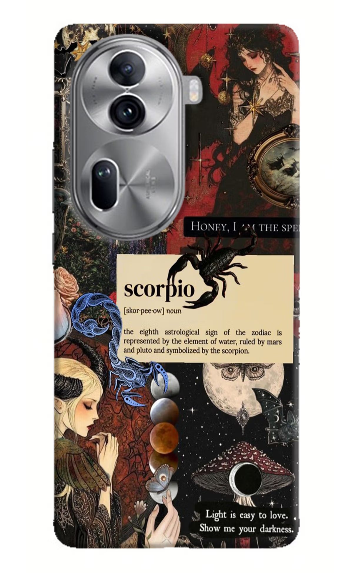 Scorpio Zodiac Oppo Reno11 Pro 5G Hard Case Back Cover by Casekaro