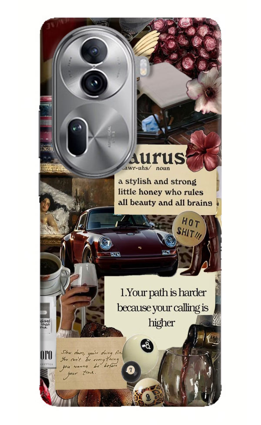 Taurus Zodiac Oppo Reno11 Pro 5G Back Cover, Hard case