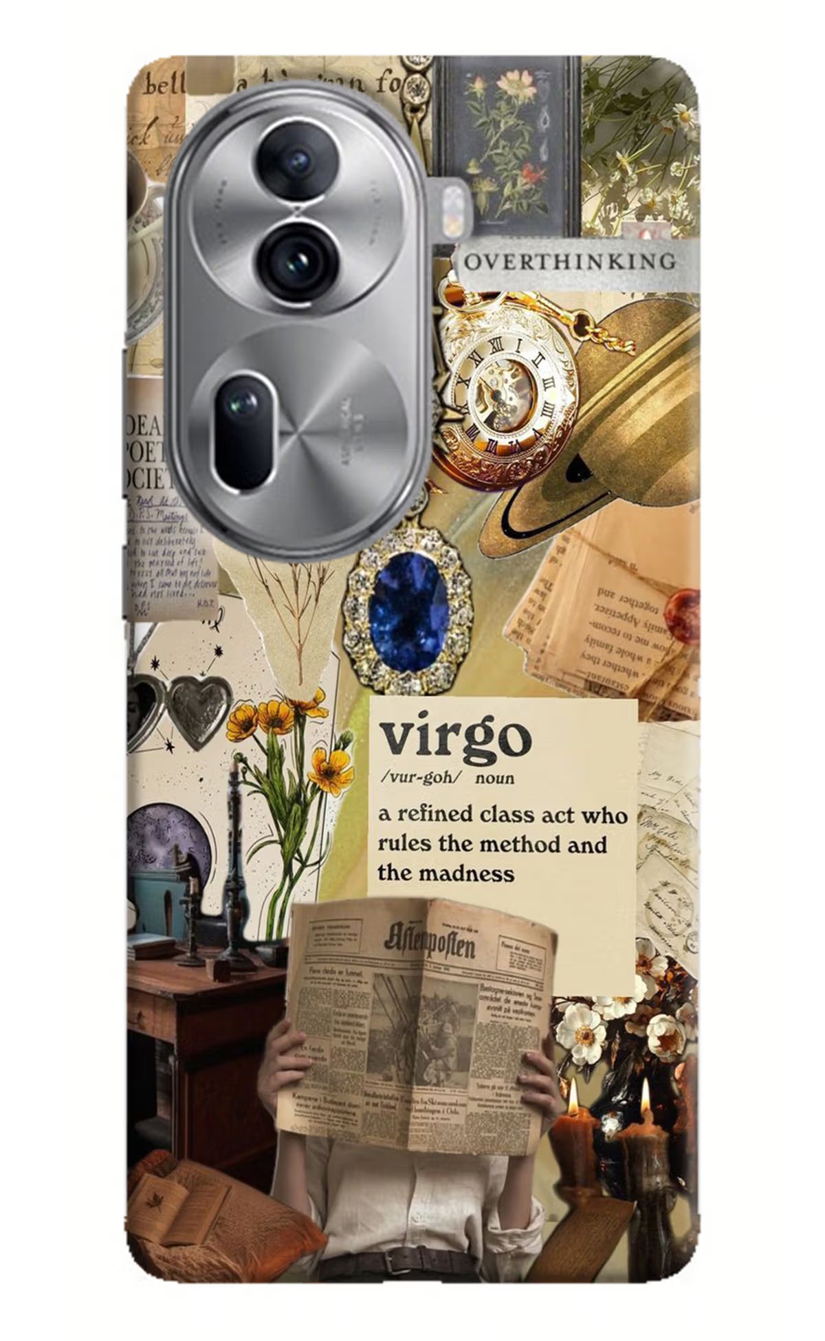 Virgo Zodiac Oppo Reno11 Pro 5G Hard Case Back Cover by Casekaro