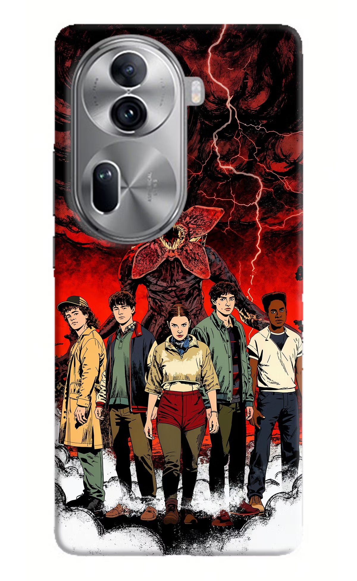 Ordinary Things Characters Oppo Reno11 Pro 5G Hard Case Back Cover by Casekaro