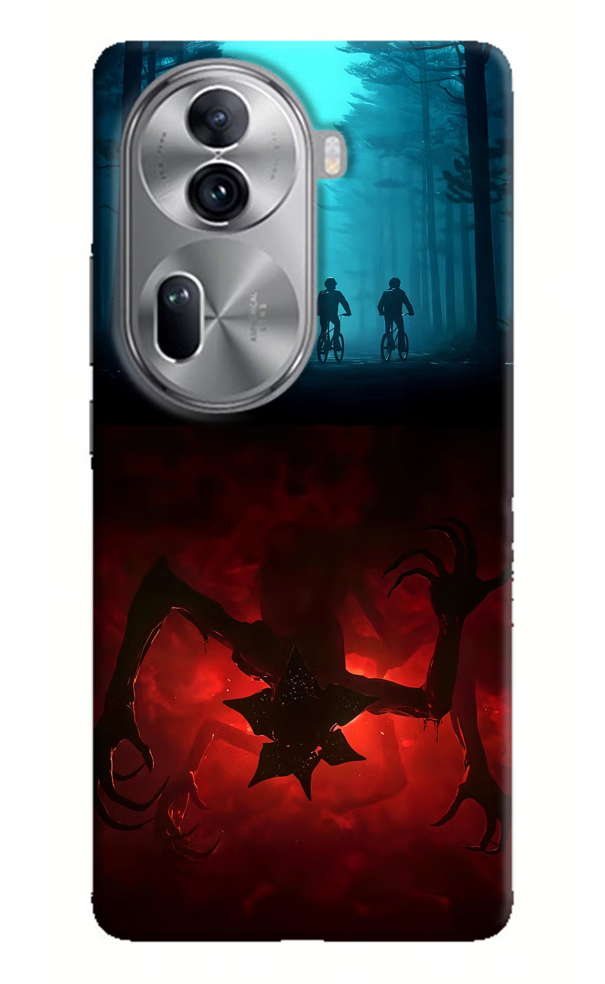 Ordinary Things Downside Up Oppo Reno11 Pro 5G Hard Case Back Cover by Casekaro