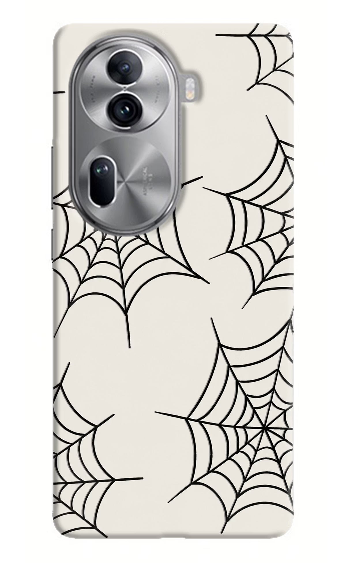 Spider Web Oppo Reno11 Pro 5G Hard Case Back Cover by Casekaro