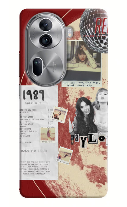 Taylor Swift Oppo Reno11 Pro 5G Hard Case Back Cover by Casekaro