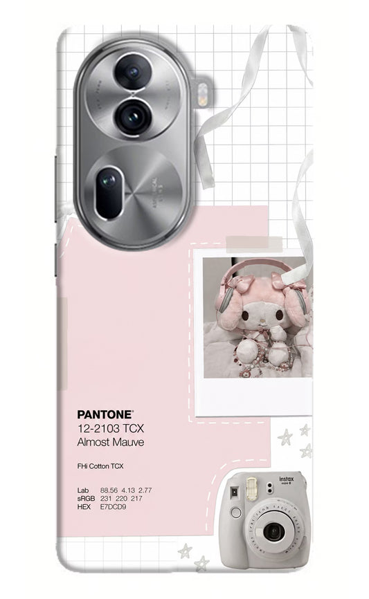 Pantone Asthetic Oppo Reno11 Pro 5G Hard Case Back Cover by Casekaro