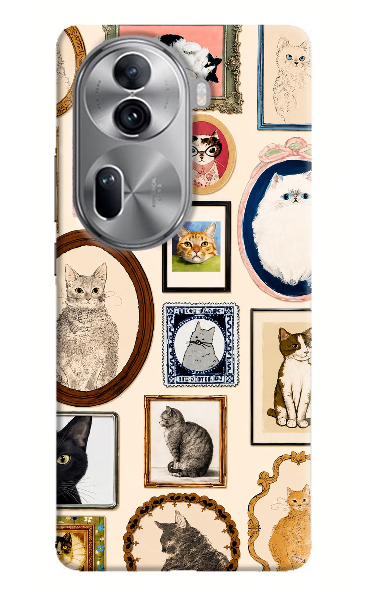 Mirror Cats Oppo Reno11 Pro 5G Back Cover