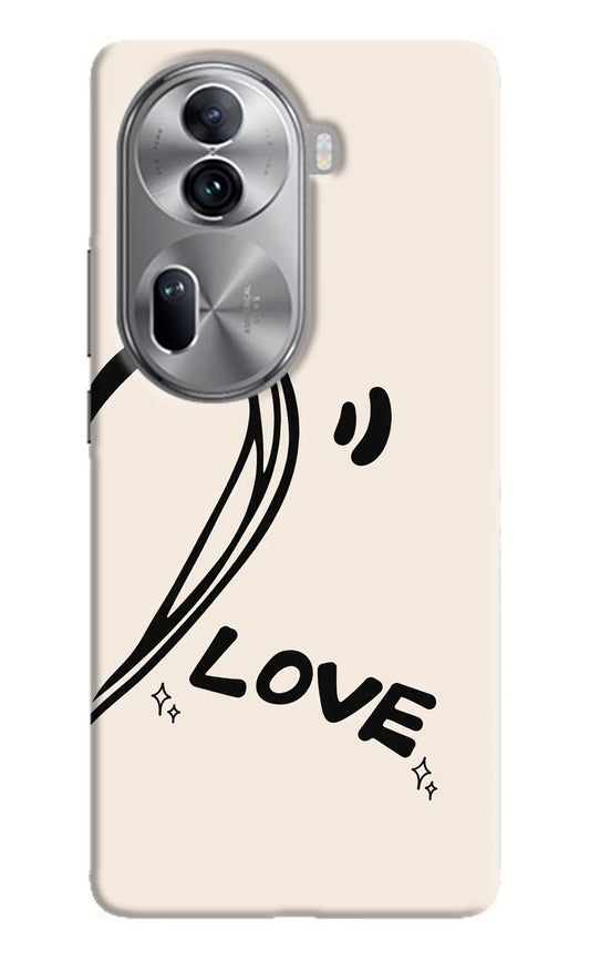 Soul Line Oppo Reno11 Pro 5G Hard Case Back Cover by Casekaro