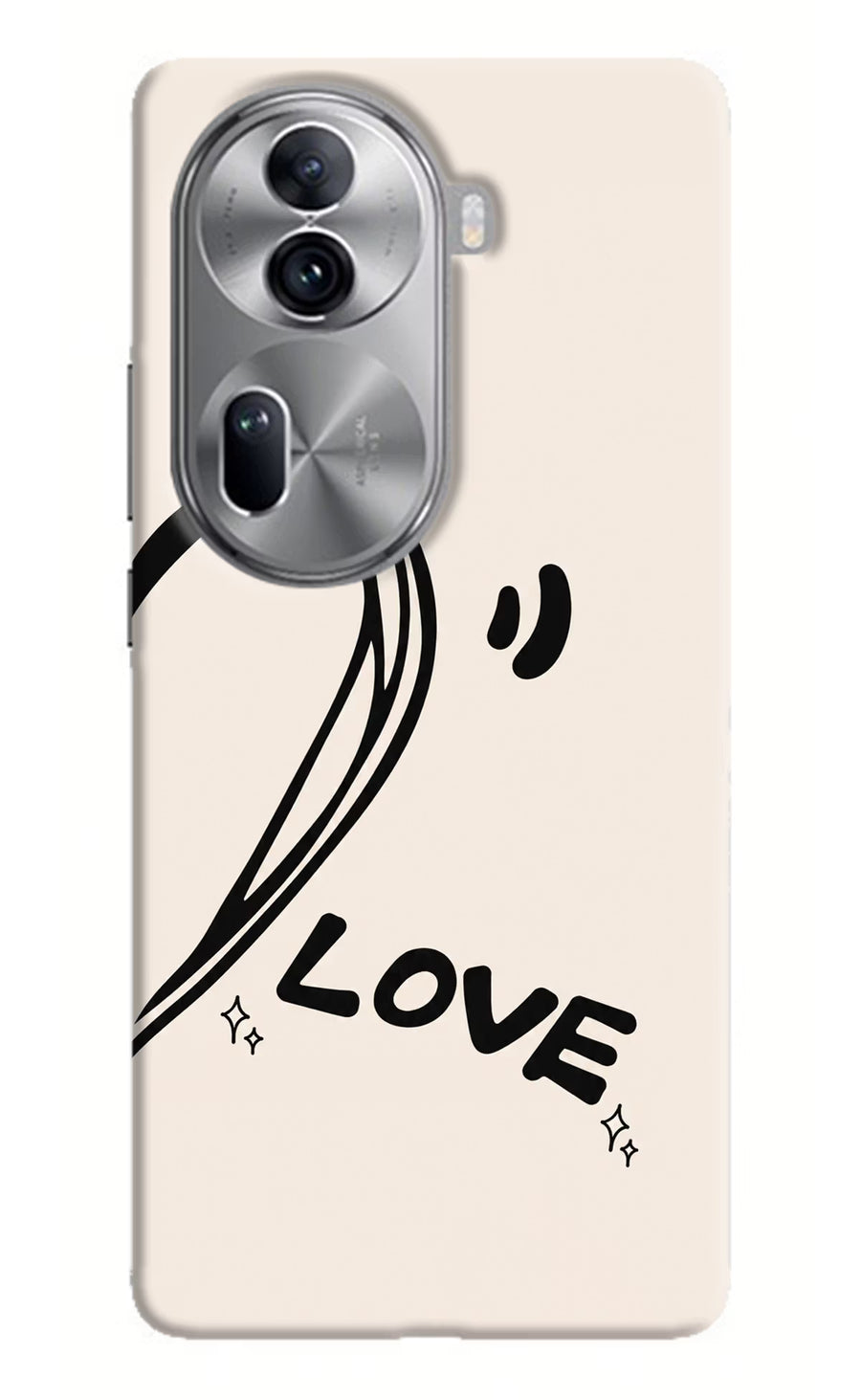 Soul Line Oppo Reno11 Pro 5G Back Cover, Hard case
