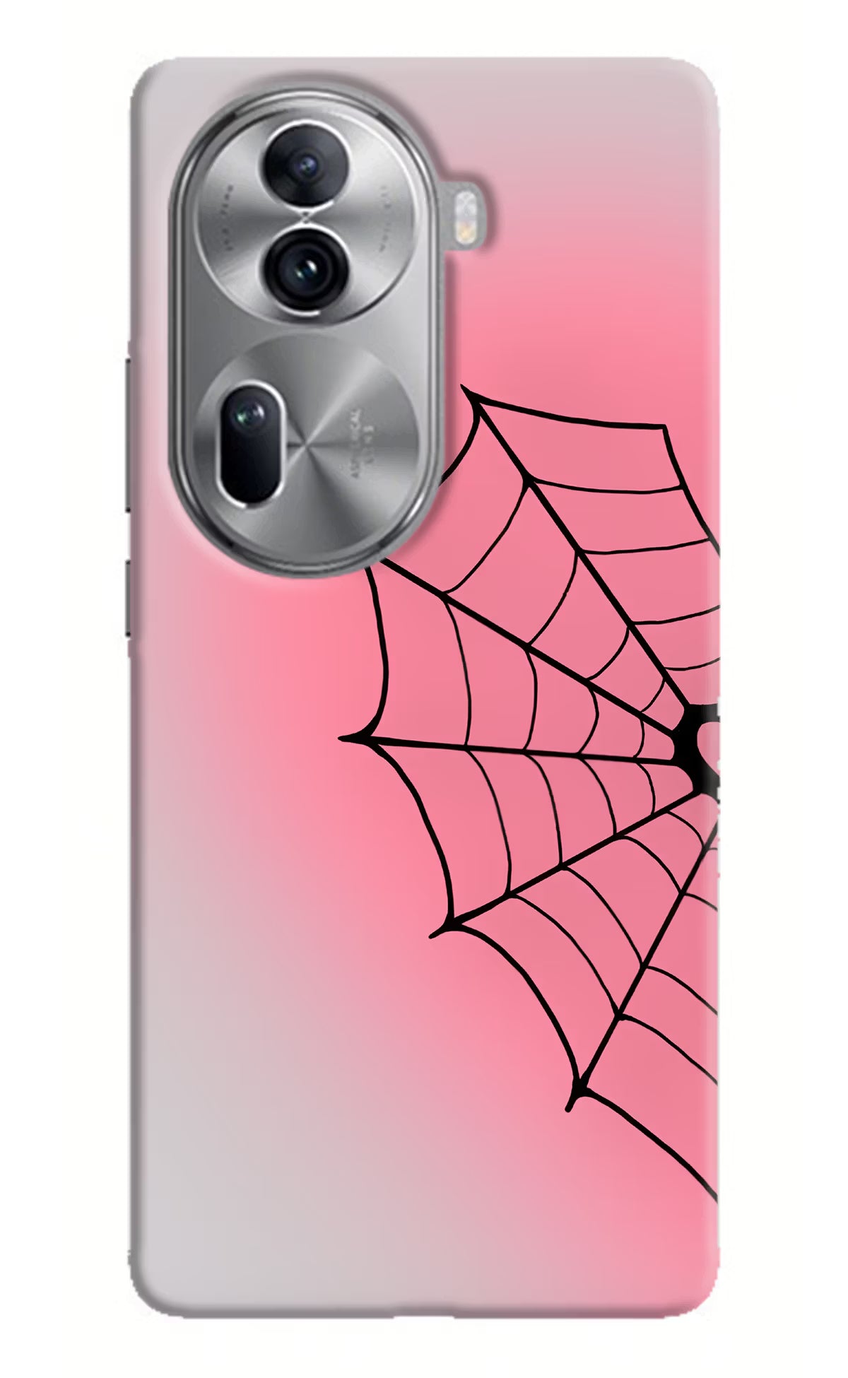 Pink Web Oppo Reno11 Pro 5G Back Cover