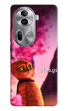 Always Cat Oppo Reno11 Pro 5G Hard Case Back Cover by Casekaro