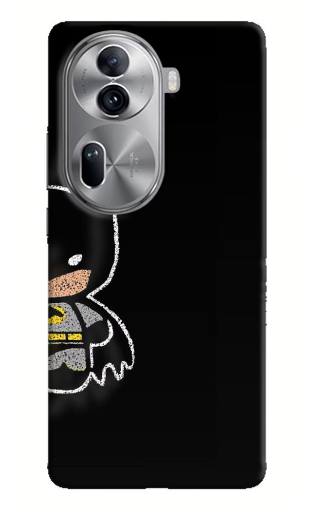 Bat Kitty Oppo Reno11 Pro 5G Hard Case Back Cover by Casekaro
