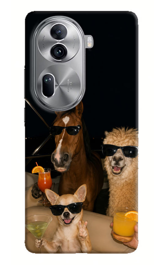 Party Squad Oppo Reno11 Pro 5G Hard Case Back Cover by Casekaro