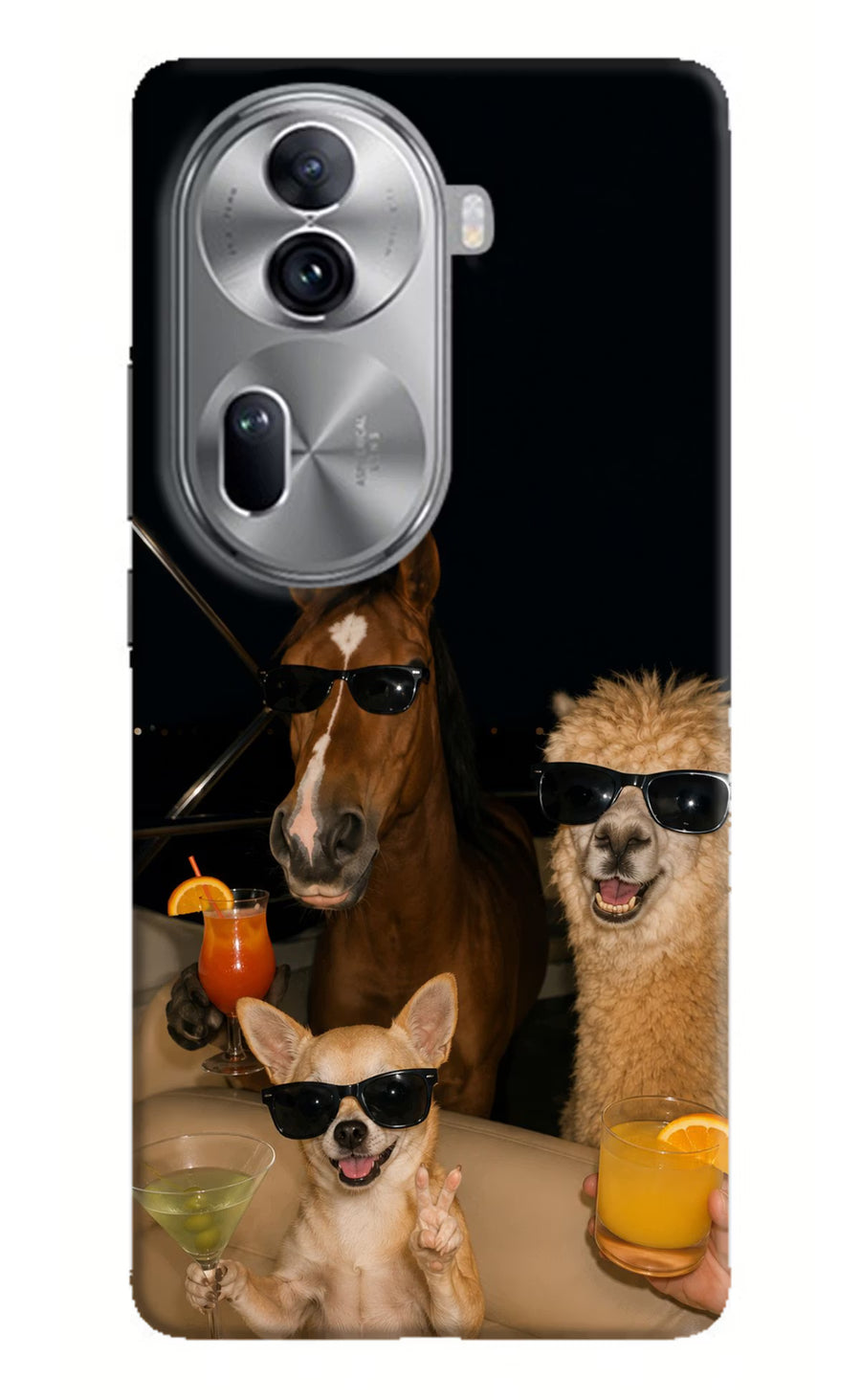 Party Squad Oppo Reno11 Pro 5G Back Cover, Hard case
