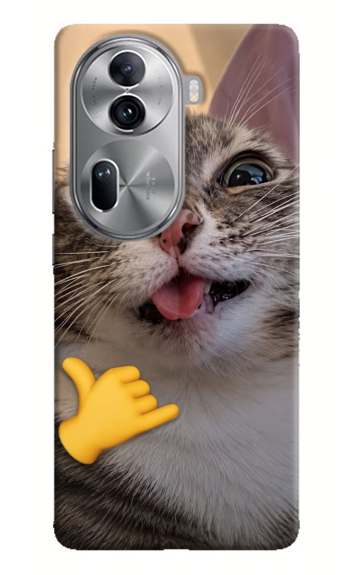 Silly Cat Call Oppo Reno11 Pro 5G Back Cover