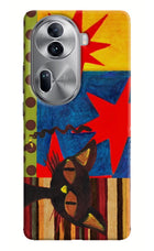 Pop Cat Oppo Reno11 Pro 5G Back Cover