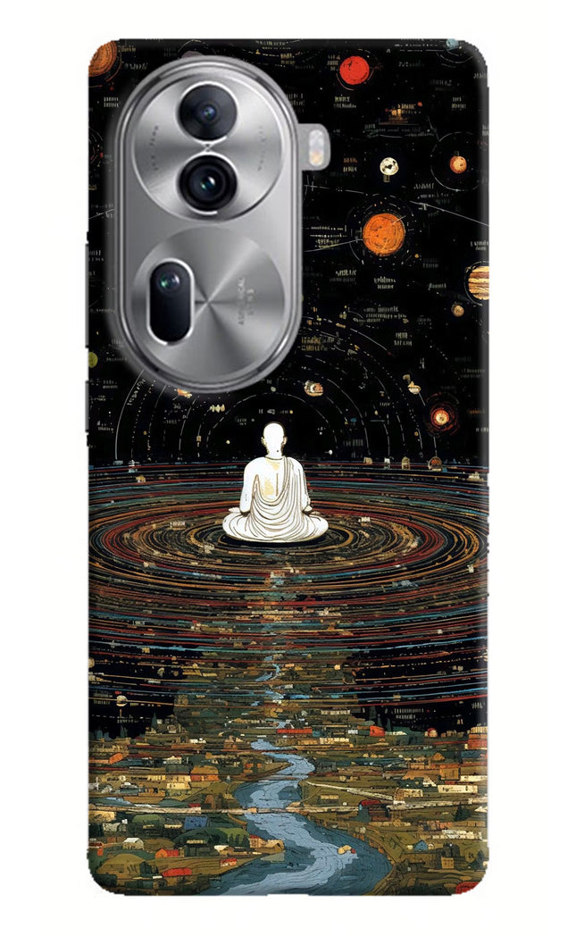 Space Monk Oppo Reno11 Pro 5G Hard Case Back Cover by Casekaro