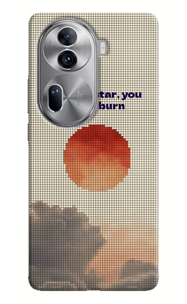 Pixel Sun Oppo Reno11 Pro 5G Hard Case Back Cover by Casekaro