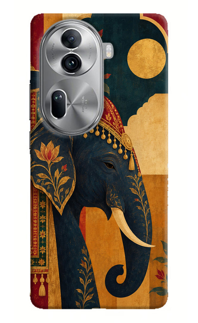 Royal Elephant Oppo Reno11 Pro 5G Hard Case Back Cover by Casekaro