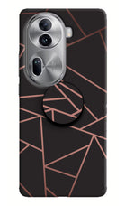 Geometric Pattern Oppo Reno11 Pro 5G Pop Case by Casekaro