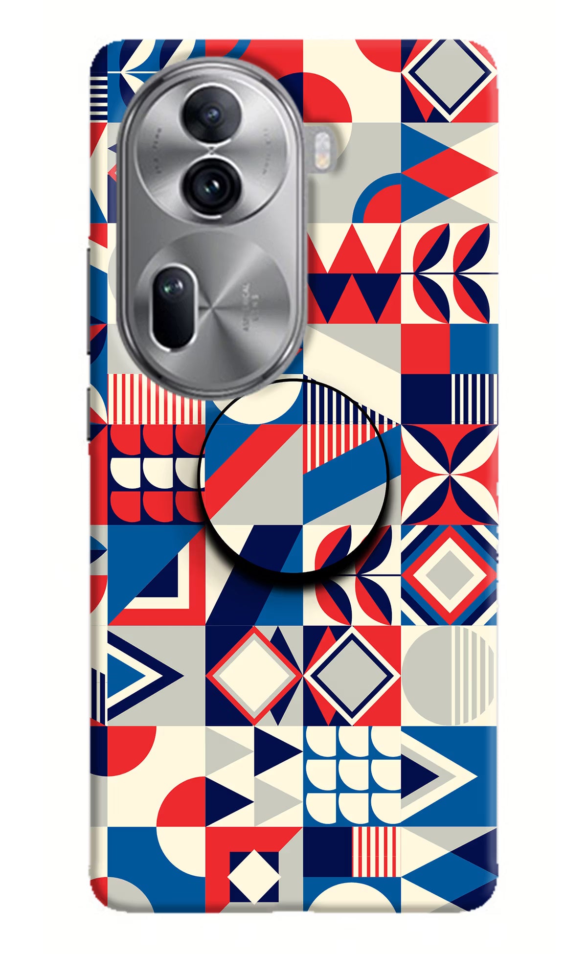 Colorful Pattern Oppo Reno11 Pro 5G Pop Case by Casekaro