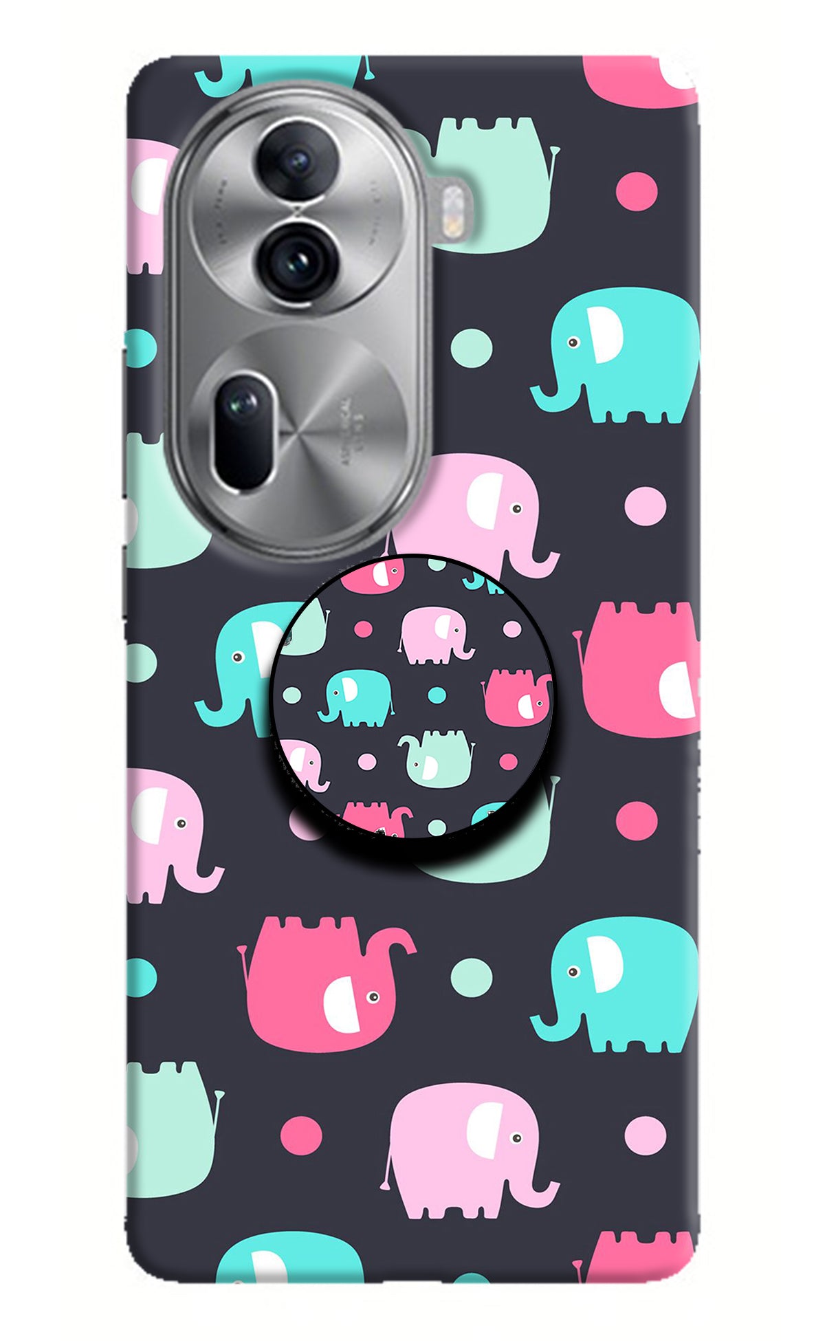 Baby Elephants Oppo Reno11 Pro 5G Pop Case