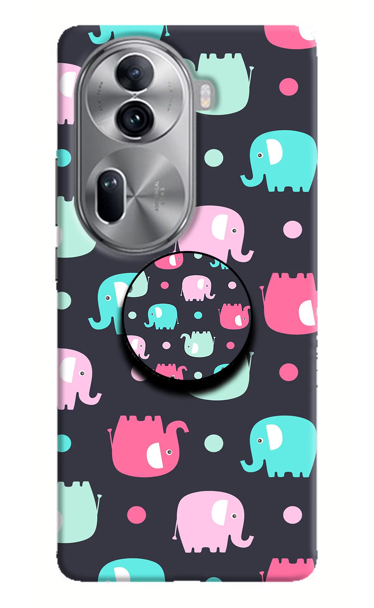 Baby Elephants Oppo Reno11 Pro 5G Pop Case by Casekaro