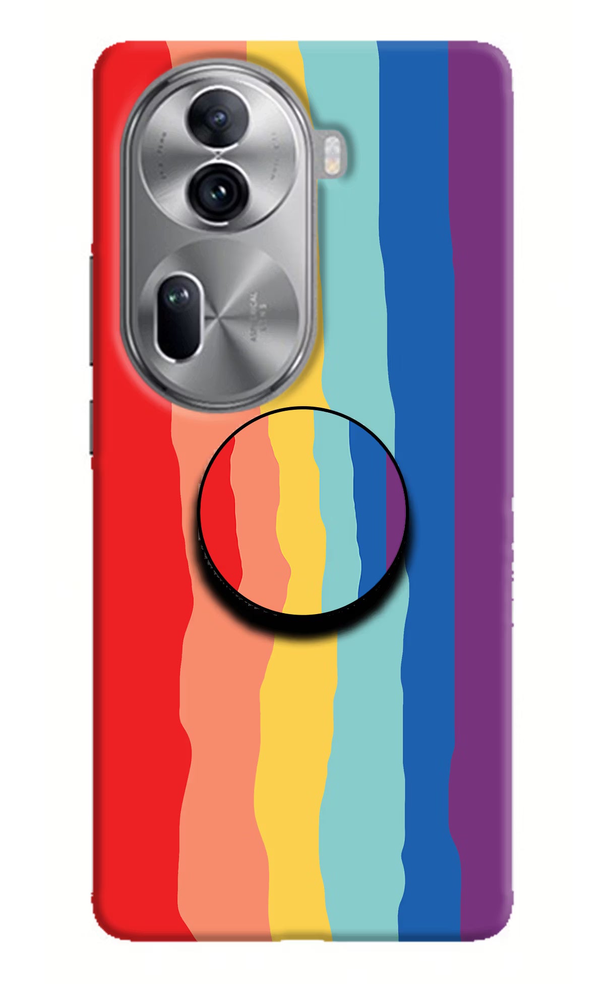 Rainbow Oppo Reno11 Pro 5G Pop Case by Casekaro