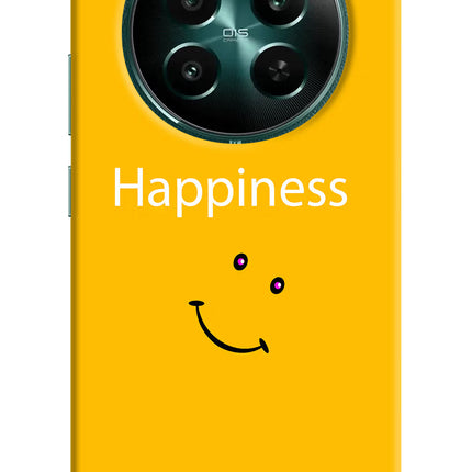 Happiness With Smiley Realme 12+ 5G Hard Case Back Cover by Casekaro