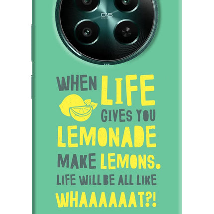 Quote Realme 12+ 5G Hard Case Back Cover by Casekaro