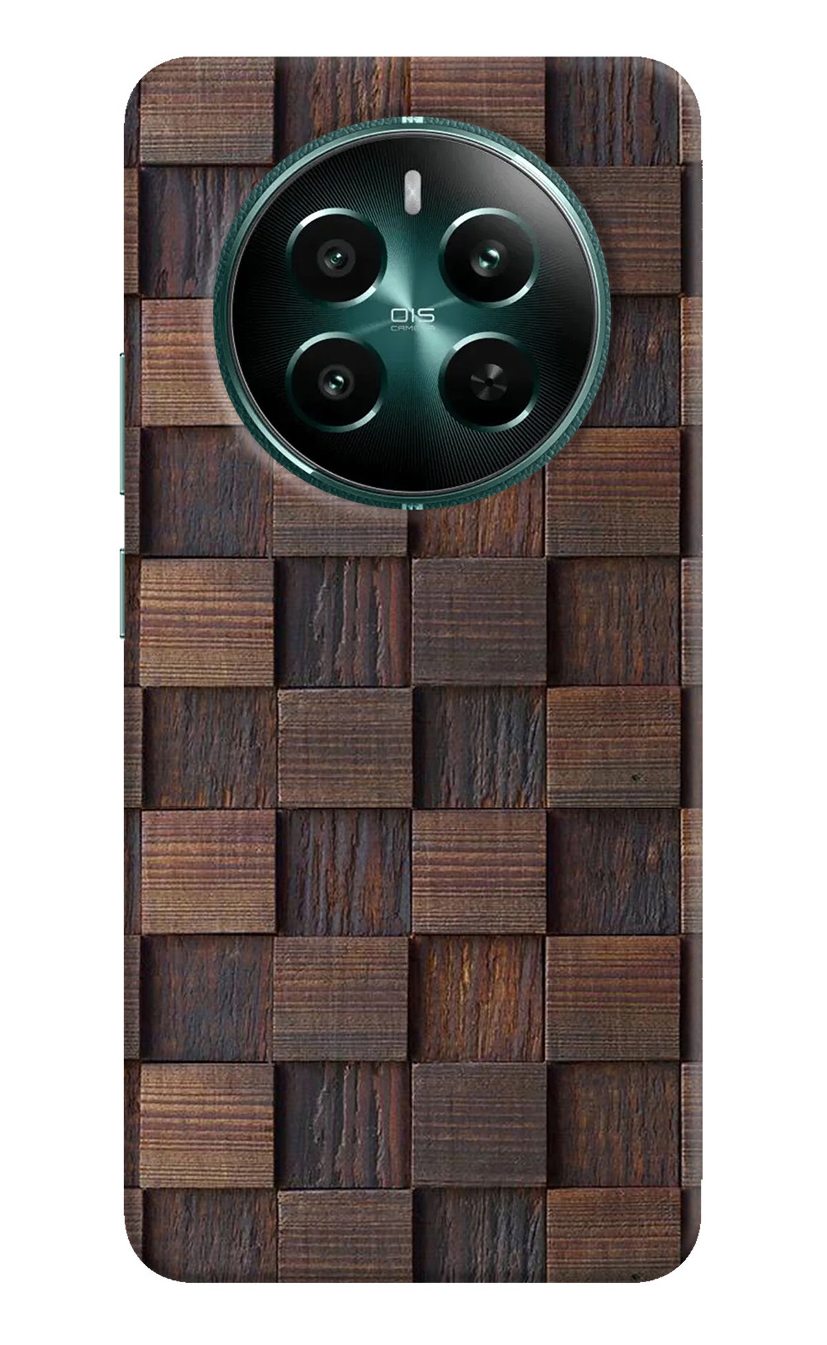 Wooden Cube Design Realme 12+ 5G Back Cover