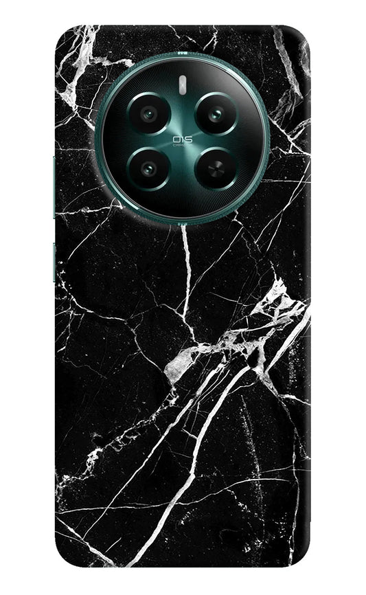 Black Marble Pattern Realme 12+ 5G Back Cover