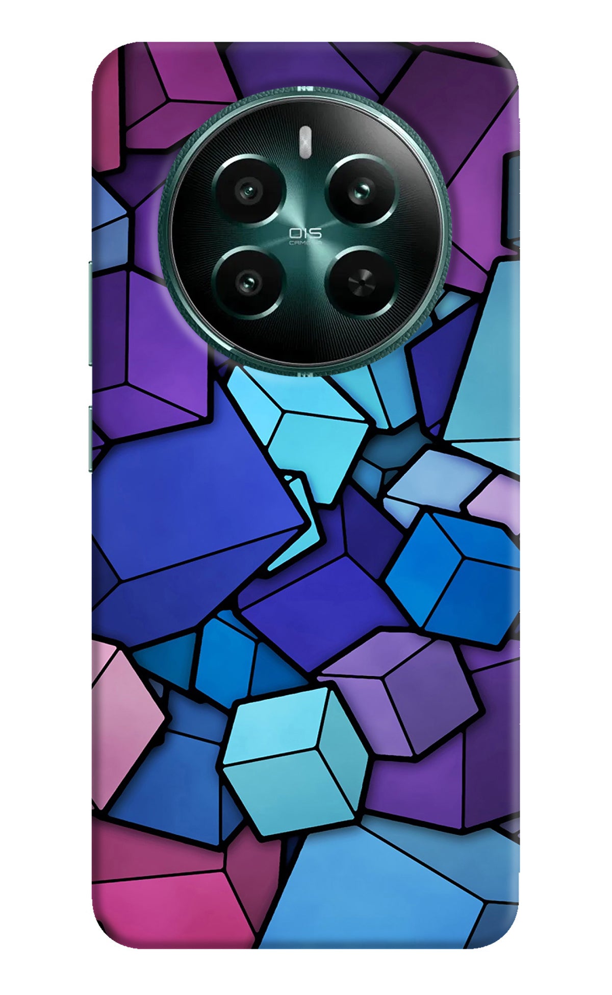 Cubic Abstract Realme 12+ 5G Back Cover