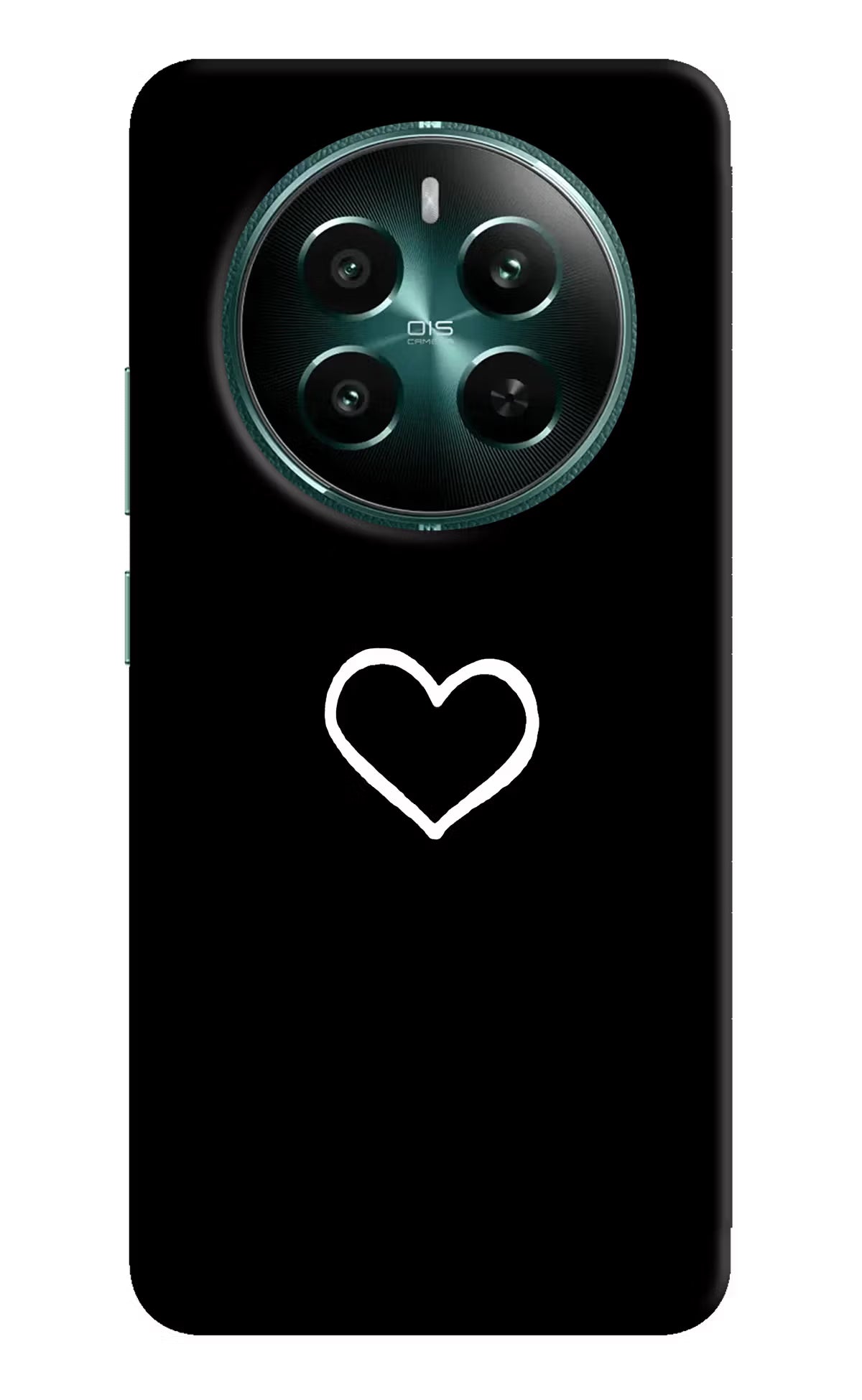 Heart Realme 12+ 5G Hard Case Back Cover by Casekaro