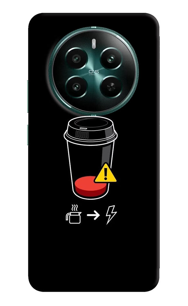 Coffee Realme 12+ 5G Hard Case Back Cover by Casekaro